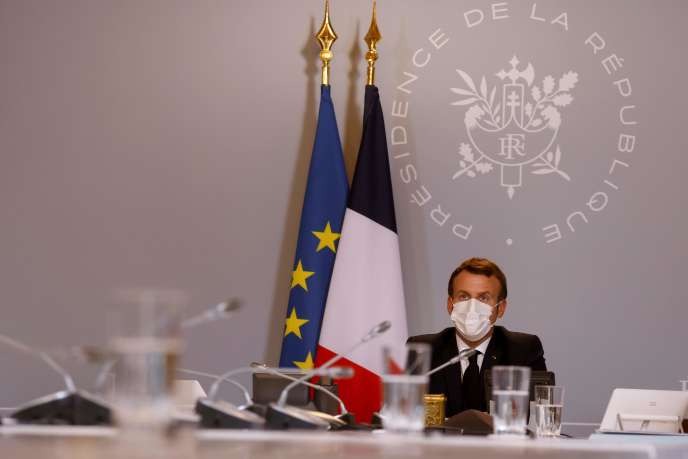Le président Emmanuel Macron, le 6 novembre à l’Elysée.