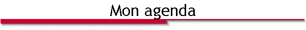 Mon agenda