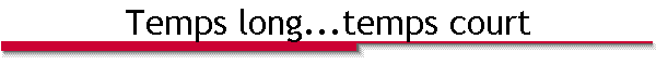 Temps long...temps court