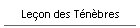 Le�on des T�n�bres