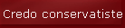 Credo conservatiste