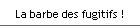 La barbe des fugitifs !