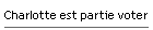 Charlotte est partie voter