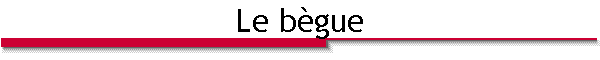 Le b�gue
