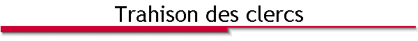 Trahison des clercs