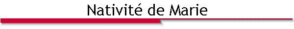 Nativit� de Marie