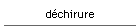 d�chirure