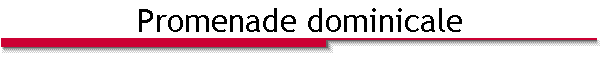 Promenade dominicale