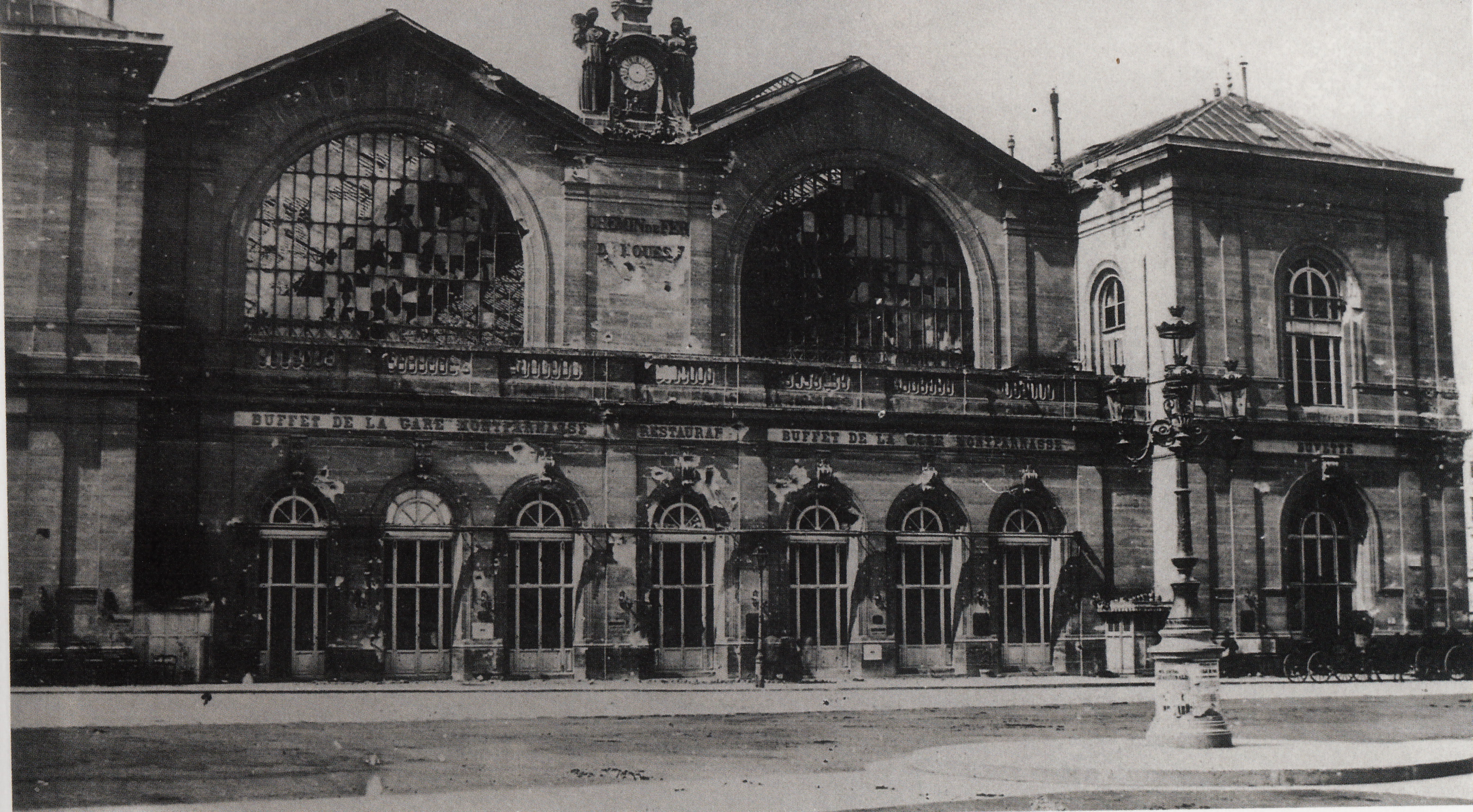 gare Montparnasse en 1871